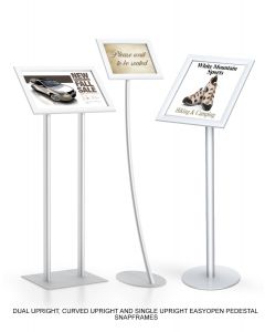 EasyOpen SnapFrame Pedestal Stands